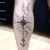 Símbolos para tatuagens na panturrilha