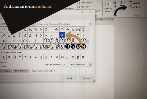 Digitar símbolos com teclado numérico do computador - Códigos símbolos