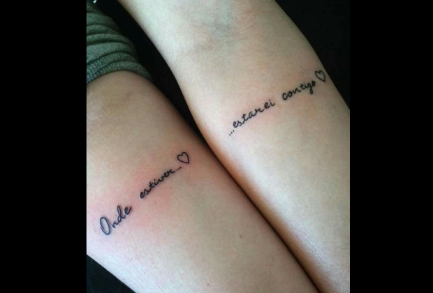 🥇+100 Tatuagens para【Casais Pequenos】e Significados 🖤