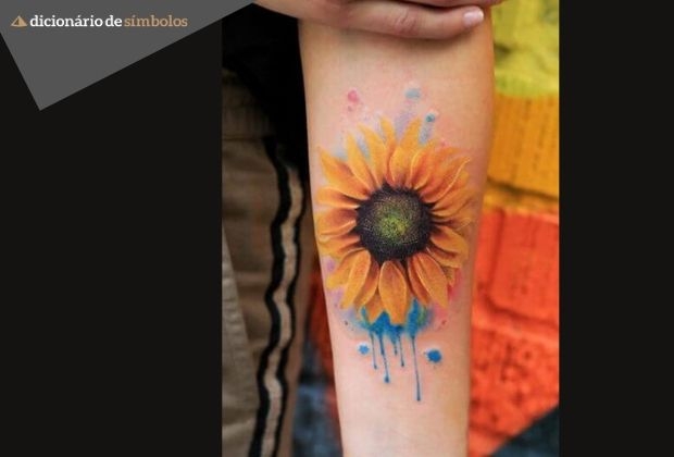 Tatuagem de Girassol significado e belas imagens