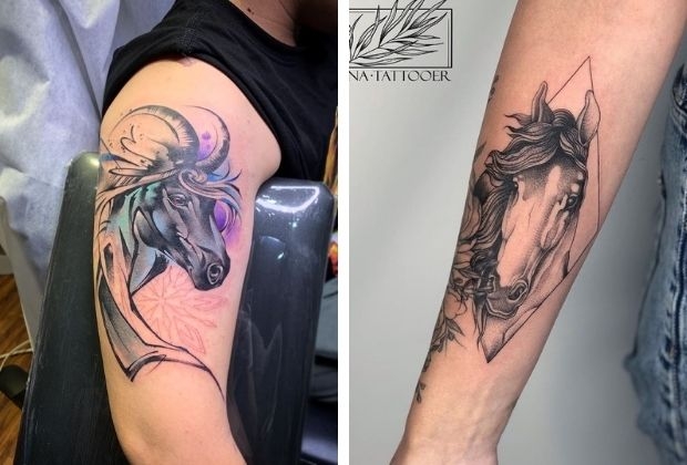 Tatuagem Masculina de Cavalo