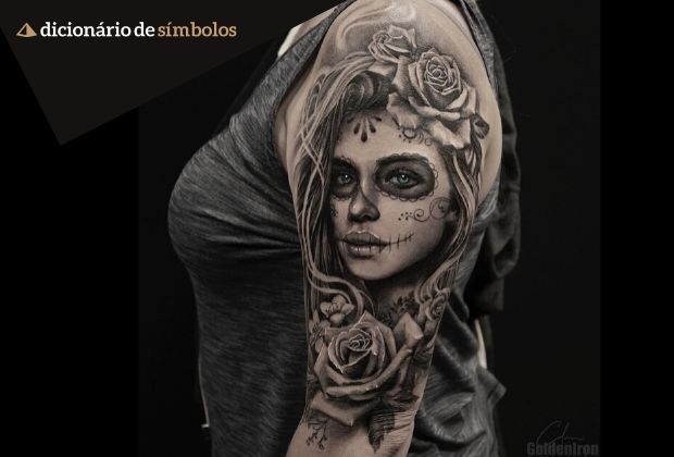 Tatuagem De Catrina Significado E Imagens Para Inspirar